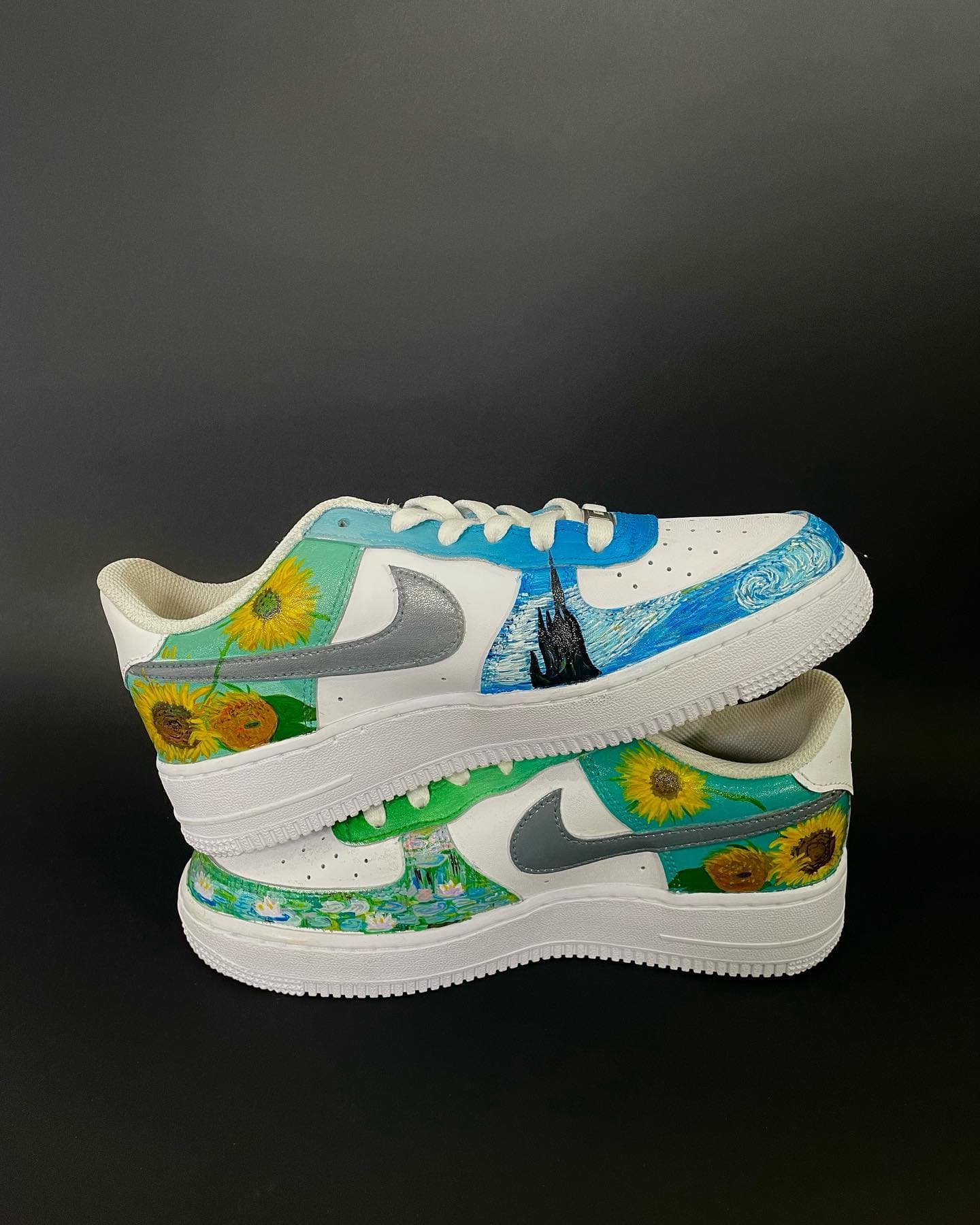 Van Gogh · Dalí · Monet, Nike Air Force 1
