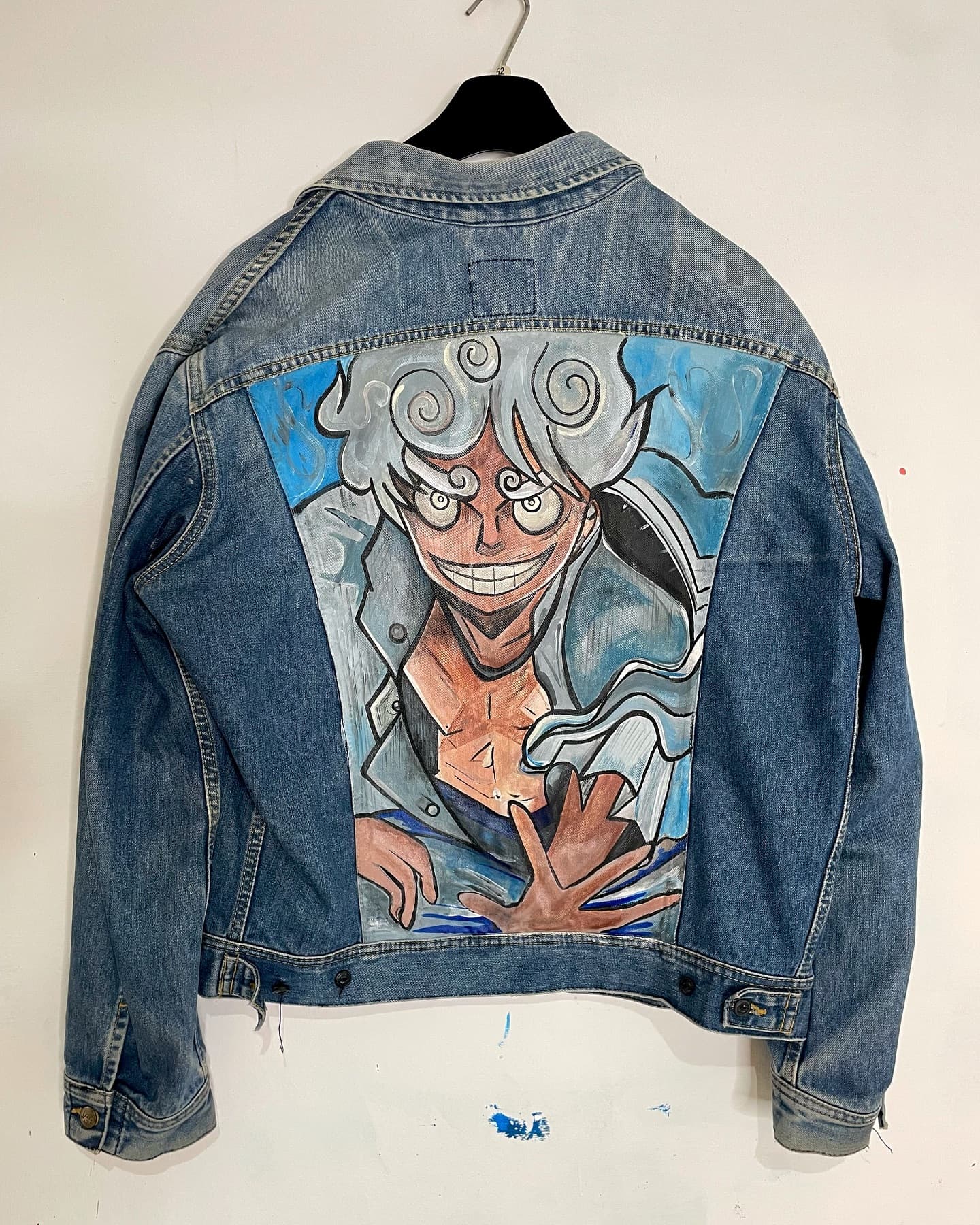 Luffy · Gear 5, Giubbotto in denim