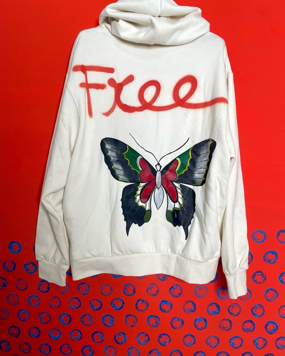 Free — Felpa con cappuccio